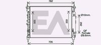 EACLIMA 31R14014 - Radiador, refrigeración del motor