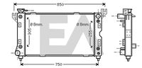 EACLIMA 31R12008 - Radiador, refrigeración del motor