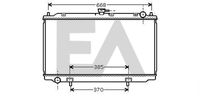 EACLIMA 31R18002 - Radiador, refrigeración del motor