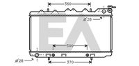 EACLIMA 31R18053 - Radiador, refrigeración del motor