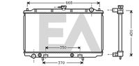 EACLIMA 31R18080 - Radiador, refrigeración del motor