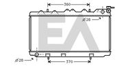 EACLIMA 31R18051 - Radiador, refrigeración del motor