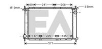 EACLIMA 31R18103 - Radiador, refrigeración del motor