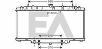 EACLIMA 31R18105 - Radiador, refrigeración del motor