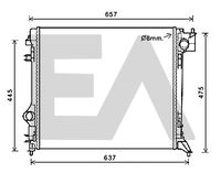 EACLIMA 31R18192 - Radiador, refrigeración del motor