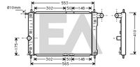 EACLIMA 31R20006 - Radiador, refrigeración del motor