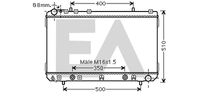 EACLIMA 31R20019 - Radiador, refrigeración del motor