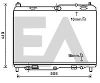 EACLIMA 31R22004 - Radiador, refrigeración del motor