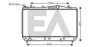 EACLIMA 31R20044 - Radiador, refrigeración del motor