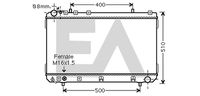 EACLIMA 31R20009 - Radiador, refrigeración del motor