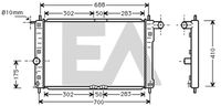 EACLIMA 31R20040 - Radiador, refrigeración del motor