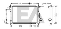 EACLIMA 31R20011 - Radiador, refrigeración del motor