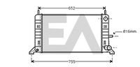 EACLIMA 31R22033 - Radiador, refrigeración del motor