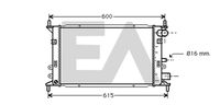 EACLIMA 31R22043 - Radiador, refrigeración del motor