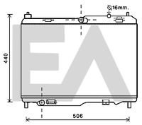 EACLIMA 31R22092 - Radiador, refrigeración del motor