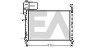 EACLIMA 31R25020 - Radiador, refrigeración del motor