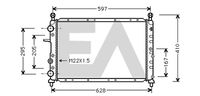 EACLIMA 31R25074 - Radiador, refrigeración del motor