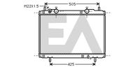 EACLIMA 31R25036 - Radiador, refrigeración del motor