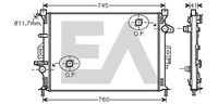 EACLIMA 31R22135 - Diámetro de salida 1 [mm]: 38<br>Calidad: ALTERNATIVO<br>Diámetro de entrada 1 [mm]: 38<br>Tipo radiador: Aletas refrigeración unidas mecánicamente<br>Técnica conexión: Conexi�n r�pida<br>Restricción de fabricante: VALEO<br>Profundidad de red [mm]: 24<br>Longitud de red [mm]: 674<br>Ancho de red [mm]: 462<br>Material: Aluminio<br>Material: Plástico<br>