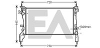 EACLIMA 31R25137 - Radiador, refrigeración del motor