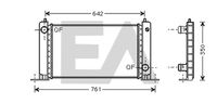 EACLIMA 31R25104 - Radiador, refrigeración del motor