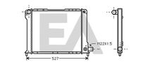 EACLIMA 31R25017 - Radiador, refrigeración del motor