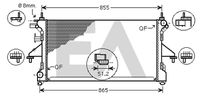 EACLIMA 31R25065 - Radiador, refrigeración del motor