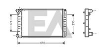 EACLIMA 31R25096 - Diámetro de salida 1 [mm]: 35<br>Calidad: ALTERNATIVO<br>Diámetro de entrada 1 [mm]: 35<br>Tipo radiador: Aletas refrigeración unidas mecánicamente<br>Técnica conexión: Conexi�n r�pida<br>Profundidad de red [mm]: 34<br>Longitud de red [mm]: 700<br>Ancho de red [mm]: 322<br>Material: Aluminio<br>Material: Plástico<br>