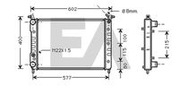 EACLIMA 31R25101 - Radiador, refrigeración del motor