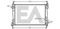 EACLIMA 31R25141 - Diámetro de salida 1 [mm]: 38<br>Calidad: ALTERNATIVO<br>Diámetro de entrada 1 [mm]: 38<br>Tipo radiador: Aletas refrigeración unidas mecánicamente<br>Técnica conexión: Conexi�n r�pida<br>Restricción de fabricante: DENSO<br>Profundidad de red [mm]: 34<br>Longitud de red [mm]: 621<br>Ancho de red [mm]: 407<br>Material: Aluminio<br>Material: Plástico<br>