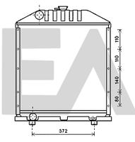 EACLIMA 31R25070 - Radiador, refrigeración del motor