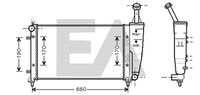 EACLIMA 31R25052 - Radiador, refrigeración del motor