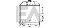 EACLIMA 31R25069 - Radiador, refrigeración del motor