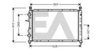 EACLIMA 31R25054 - Radiador, refrigeración del motor