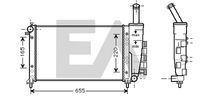 EACLIMA 31R25114 - Radiador, refrigeración del motor