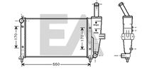 EACLIMA 31R25092 - Radiador, refrigeración del motor