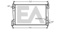 EACLIMA 31R25124 - Radiador, refrigeración del motor