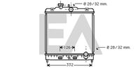 EACLIMA 31R26040 - Clase de caja de cambios: para transmisión automática<br>Equipamiento de vehículo: para vehículos con/sin climatización<br>Material: Plástico<br>Material: Aluminio<br>Longitud de red [mm]: 350<br>Ancho de red [mm]: 350<br>Profundidad de red [mm]: 16<br>