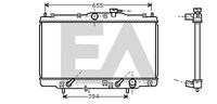 EACLIMA 31R26026 - Radiador, refrigeración del motor