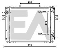 EACLIMA 31R27012 - Radiador, refrigeración del motor