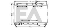 EACLIMA 31R28058 - Radiador, refrigeración del motor