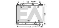 EACLIMA 31R28054 - Radiador, refrigeración del motor