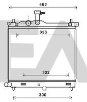 EACLIMA 31R28143 - Radiador, refrigeración del motor