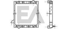 EACLIMA 31R30018 - Diámetro de salida 1 [mm]: 60<br>Calidad: Premium<br>Diámetro de entrada 1 [mm]: 60<br>Tipo radiador: Aletas refrigeración soldadas<br>Restricción de fabricante: BEHR<br>Profundidad de red [mm]: 52<br>Longitud de red [mm]: 895<br>Ancho de red [mm]: 748<br>Material: Cobre<br>Material: Plástico<br>