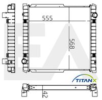 EACLIMA 31R30037T - Radiador, refrigeración del motor