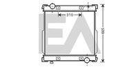 EACLIMA 31R30037 - Radiador, refrigeración del motor