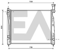 EACLIMA 31R33026 - Radiador, refrigeración del motor