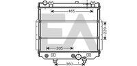 EACLIMA 31R33025 - Radiador, refrigeración del motor