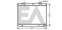 EACLIMA 31R36016 - Radiador, refrigeración del motor