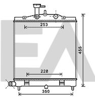 EACLIMA 31R36050 - Radiador, refrigeración del motor